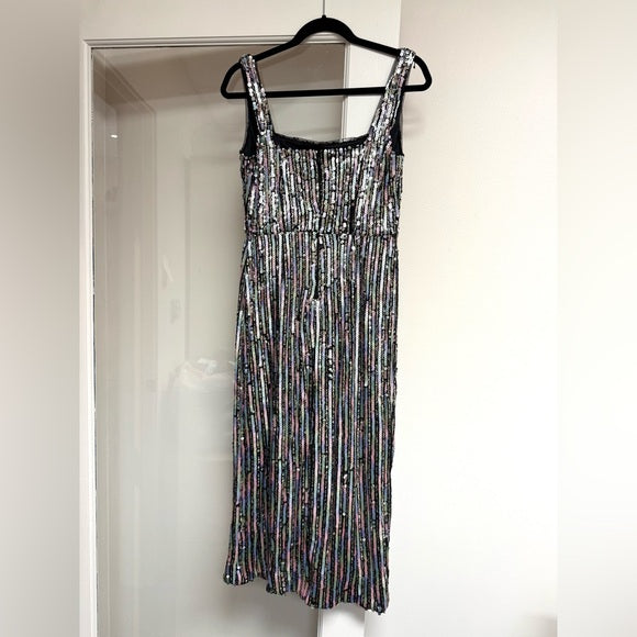 Donna Morgan Women's Sequin Midi Dress, US 6