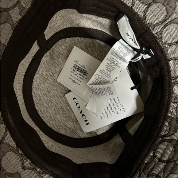 Coach Women's Signature C Jacquard Bucket Hat