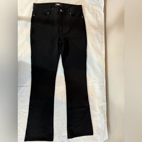 New PAIGE Skinny Black Pants 31x34