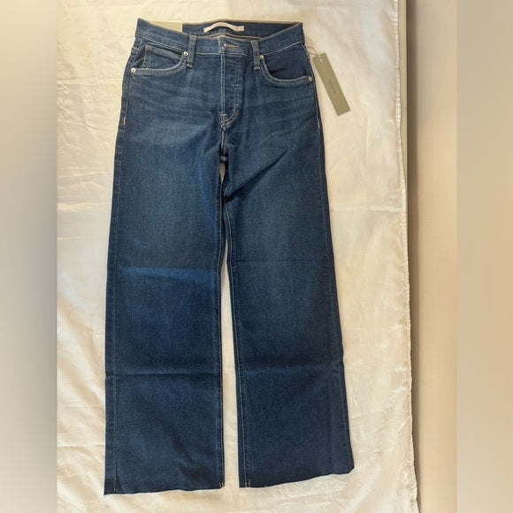 HUDSON Women's Rosie High-rise Wide Leg Ankle Color Mogul Size 24