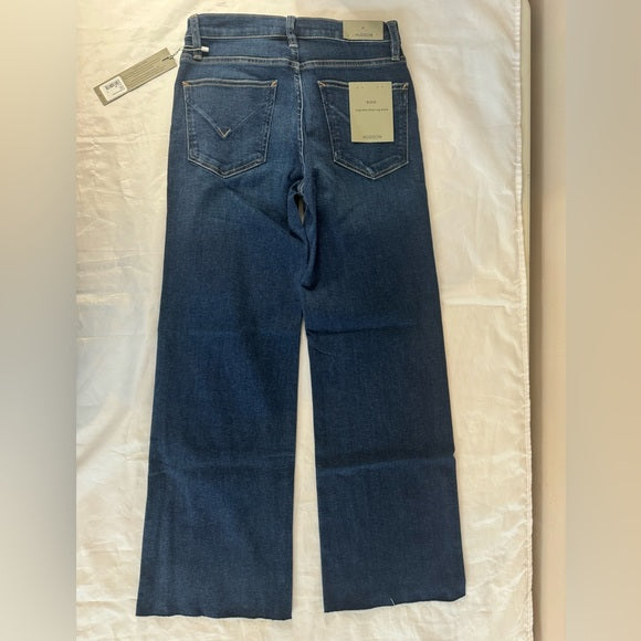 HUDSON Women's Rosie High-rise Wide Leg Ankle Color Mogul Size 24