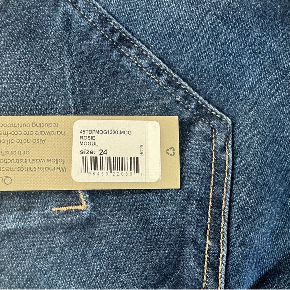 HUDSON Women's Rosie High-rise Wide Leg Ankle Color Mogul Size 24