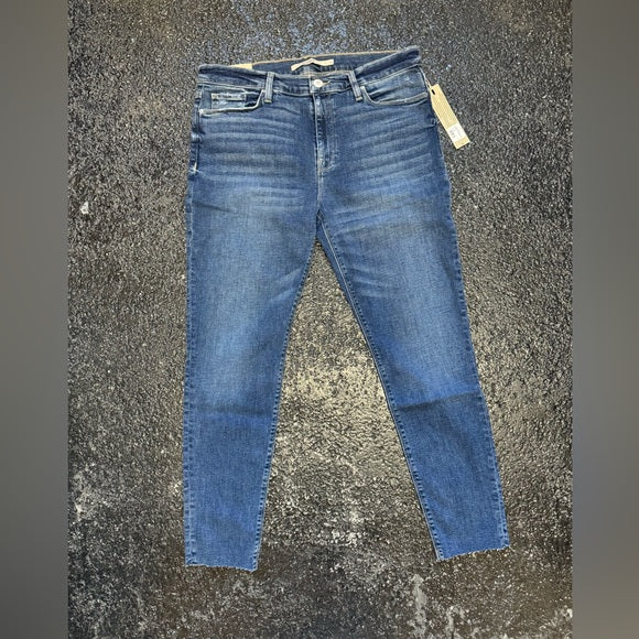 NWT HUDSON Womens Nico Mid-Rise Skinny Leg Ankle Jean Size: 32