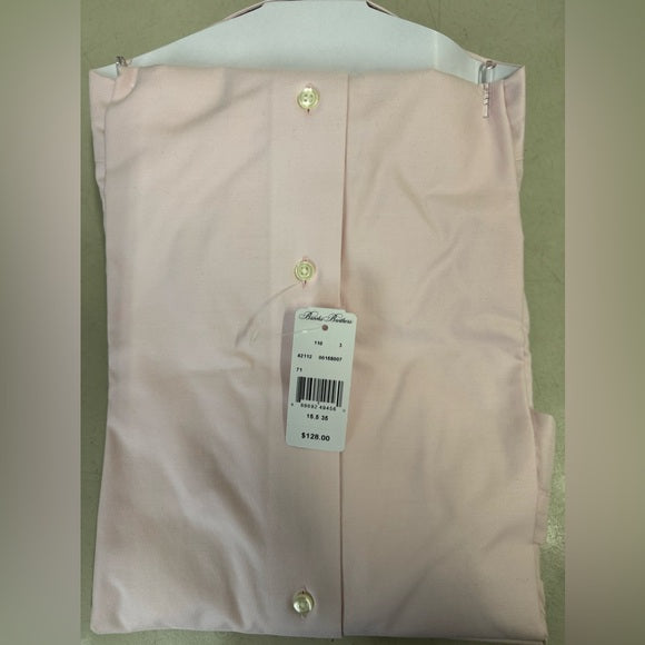 NWT Brooks Brothers Mens Regent Fit Cotton Pocket Dress Shirt Size 15.5-35
