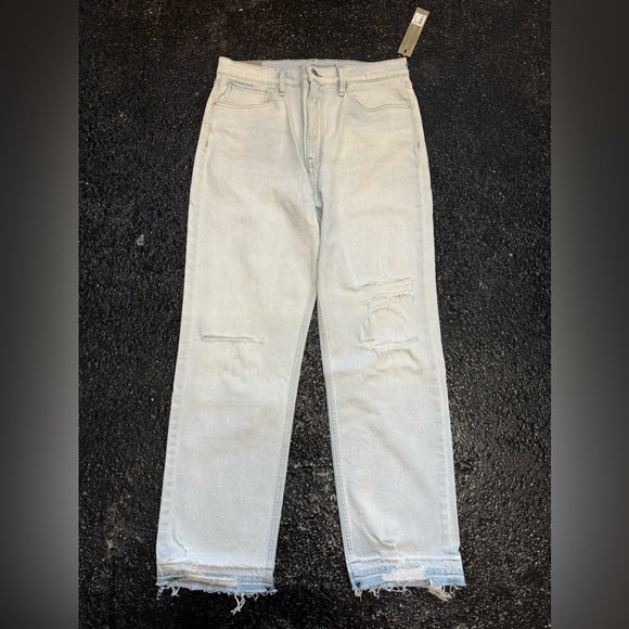 NWT HUDSON Womens Jade High Rise Straight Loose Fit Jeans Size 31