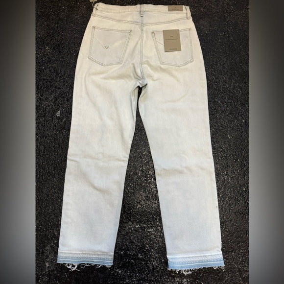 NWT HUDSON Womens Jade High Rise Straight Loose Fit Jeans Size 31