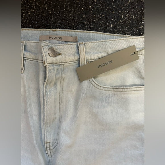 HUDSON Womens Jade High Rise Straight Loose Fit Jeans Size 31