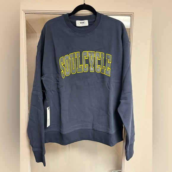 Soul By SoulCycle Unisex Sam Classic Crew Neck Sweatshirt Size L