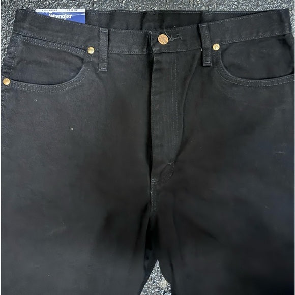 New w/ Tags Women's Wrangler Cowboy Cut Slim Fit Jean Black 13 x 32