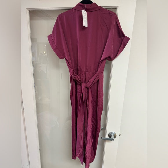 New w/ Tags BTFBM Women's Collared Button Maxi Dress Size L