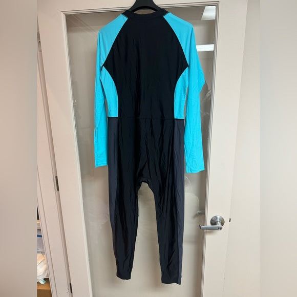New w/ Tags Alltoke Womens Full Body Rash Guard One Piece Swimsuit Size XL
