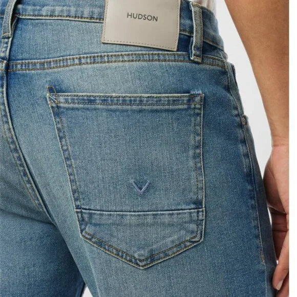 NWT, HUDSON Men's Byron Straight Jeans, 38 U.S.