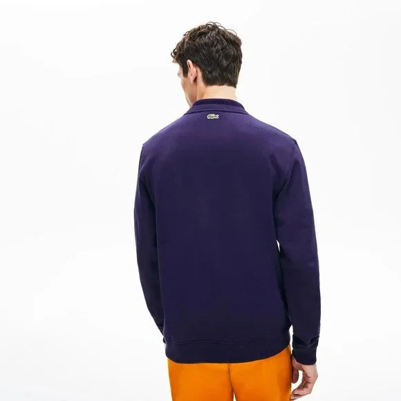 NWT Lacoste Men's Embroidered Multicolour Signature Sweatshirt XL