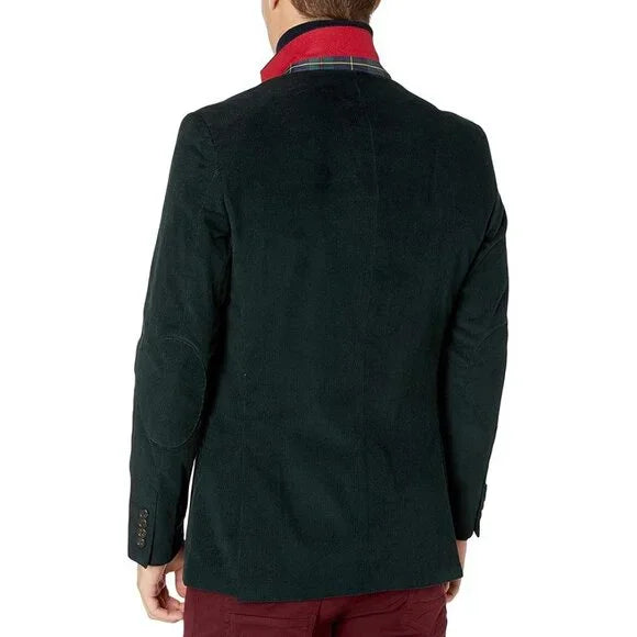 U.S. Polo Assn. Men's Corduroy Sport Coat 42L (Black)