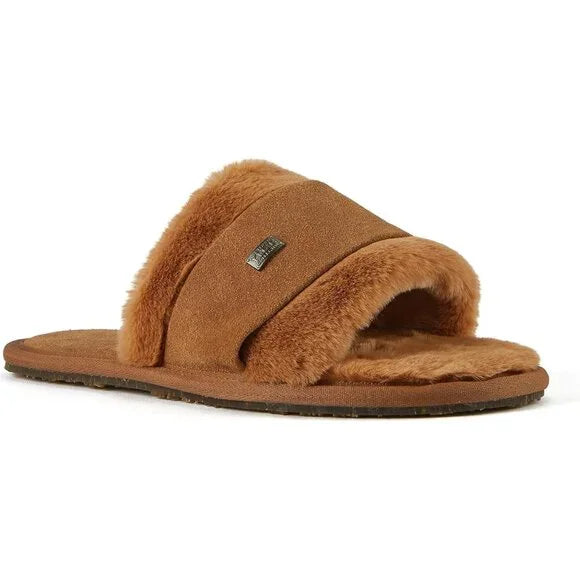 LUXE Women's Muchas Lite Slipper New w/ Box Chestnut Size 9
