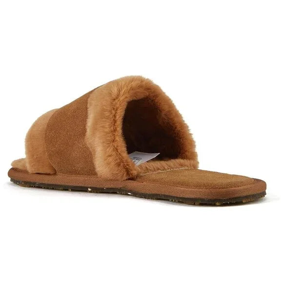 LUXE Women's Muchas Lite Slipper New w/ Box Chestnut Size 9