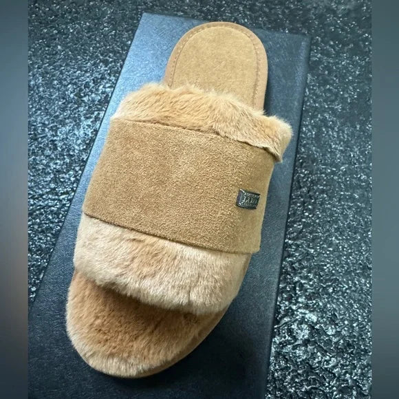 LUXE Women's Muchas Lite Slipper New w/ Box Chestnut Size 9