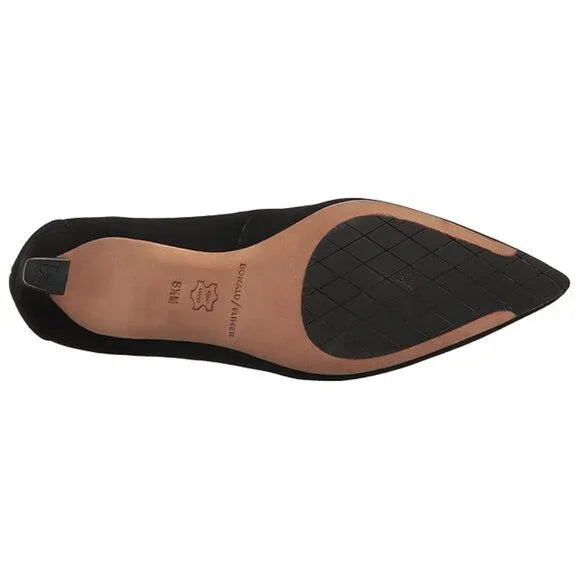 Donald J Pliner Women's Louisa Pump, Black Kid Suede New w/ Box Size 9.5