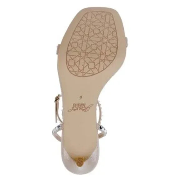 Jewel Badgley Mischka Hosana Stiletto w/ Gemstone Strap Size 7.5