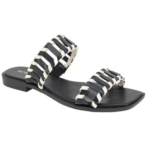 BCBGeneration Women's Fashion Flat Sandal New w/ Box Size 6.5