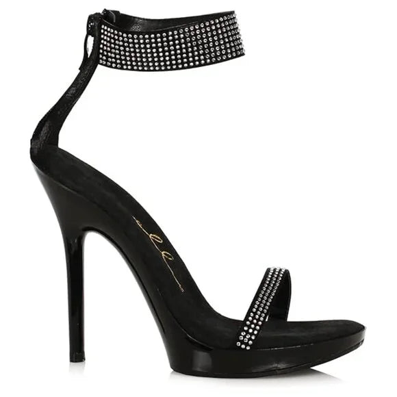 Ellie Shoes Women's 502 Heidi Heeled Sandal, Black Size 9