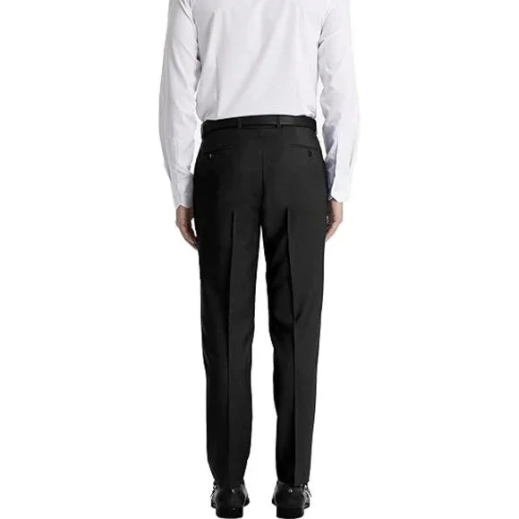 Calvin Klein Men's Slim Fit Suit Pants, Jerome, Black 40x30 Little Knits Calvin Klein Men's Slim Fit Suit Pants, Jerome, Black 40x30 Little Knits