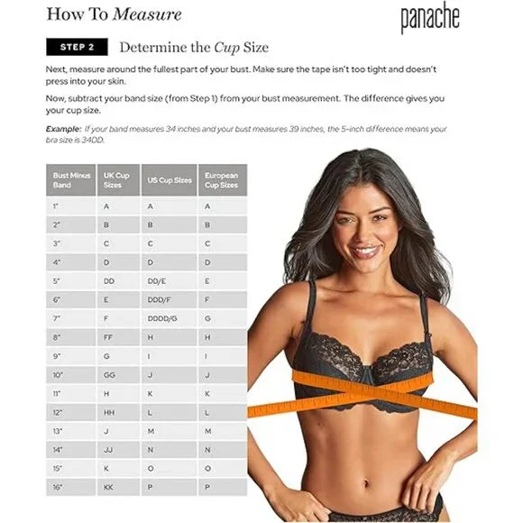 NWT Panache Women’s High Impact Underwire Sports Bra Size 36DD/E