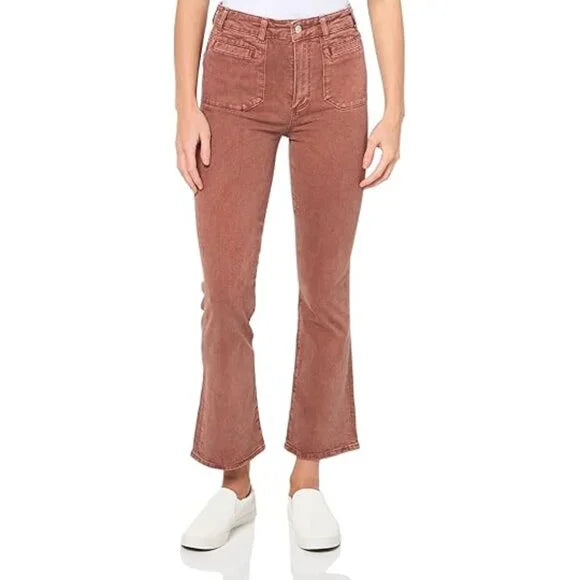 NWT PAIGE Women's Claudine Welt Utility Pockets Size 30