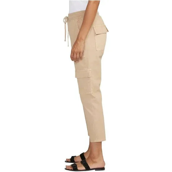 Jag Jeans Women's Textured Cargo Cropped Pants Size 2