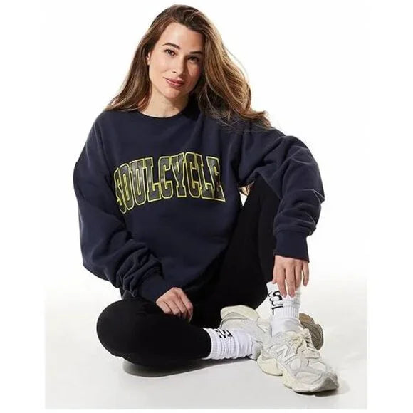 Soul By SoulCycle Unisex Sam Classic Crew Neck Sweatshirt Size L