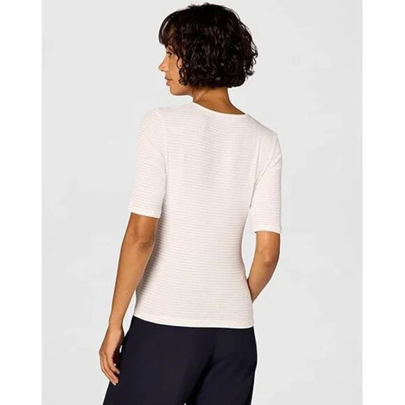 New w/ Tags Vince Women's Striped Elbow Sleeve Crew Size S