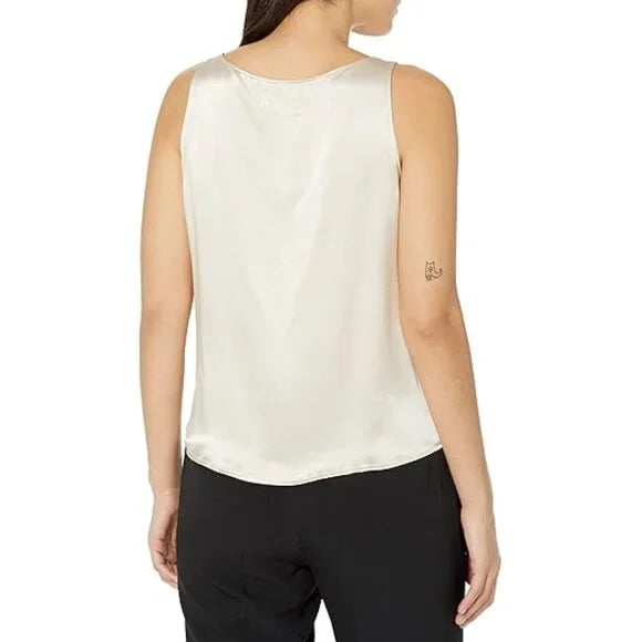 New w/ Tags Velvet by Jenny Graham Women's Nolita Silk Charmeuse Sleeveless Top Size S