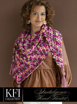 An Indulgence Hand-Painted Pattern - Maeve Crochet Wrap (PDF)