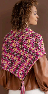 An Indulgence Hand-Painted Pattern - Maeve Crochet Wrap (PDF)