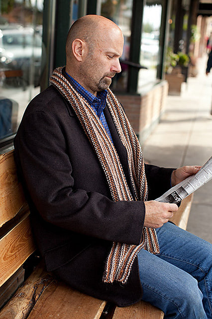 A Churchmouse Yarns and Teas Pattern - Magic Three-Yarn Scarf & Wrap (PDF)