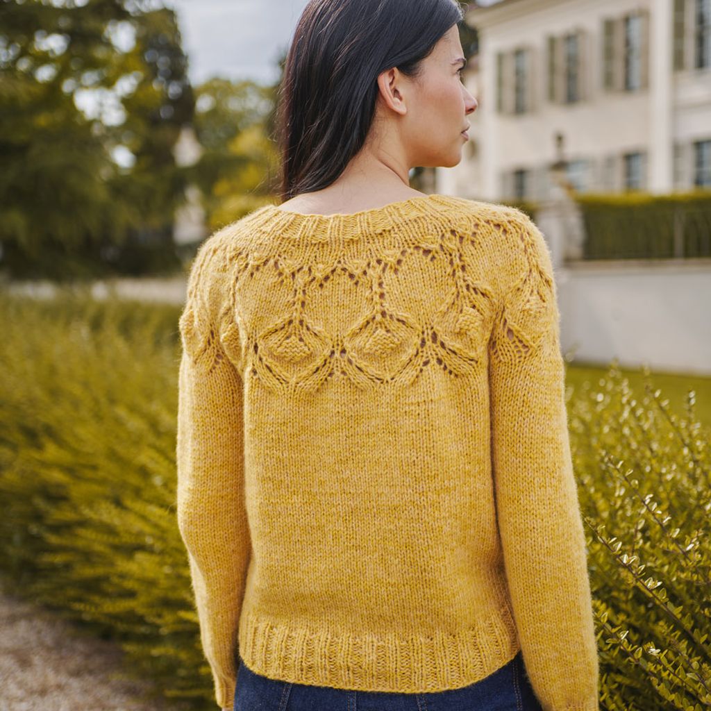 A FREE Laines du Nord Pattern - FANTASY SWEATER (PDF) (Link in description)