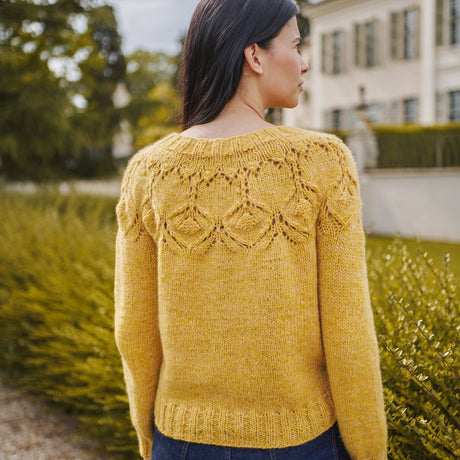 A FREE Laines du Nord Pattern - FANTASY SWEATER (PDF) (Link in description)