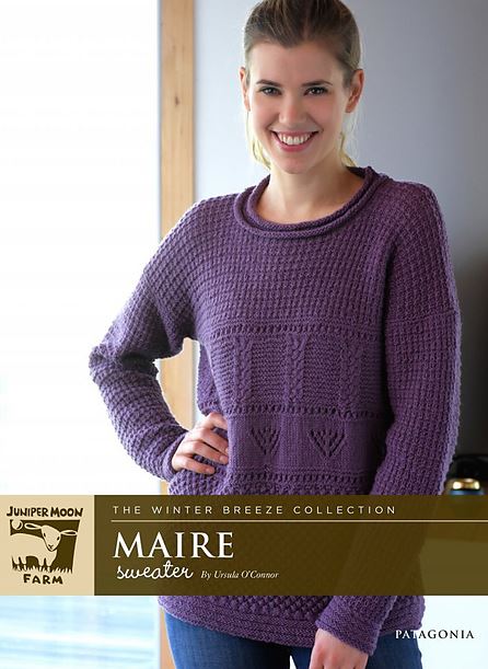 A Juniper Moon Patagonia Organic Merino Pattern - Maire Sweater (PDF)