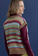 An Elsebeth Lavold Knitting Pattern - Maisie Vest (PDF) on sale at little knits