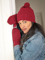 A Berroco Talara Pattern - Maitake Hat & Mitts (PDF)