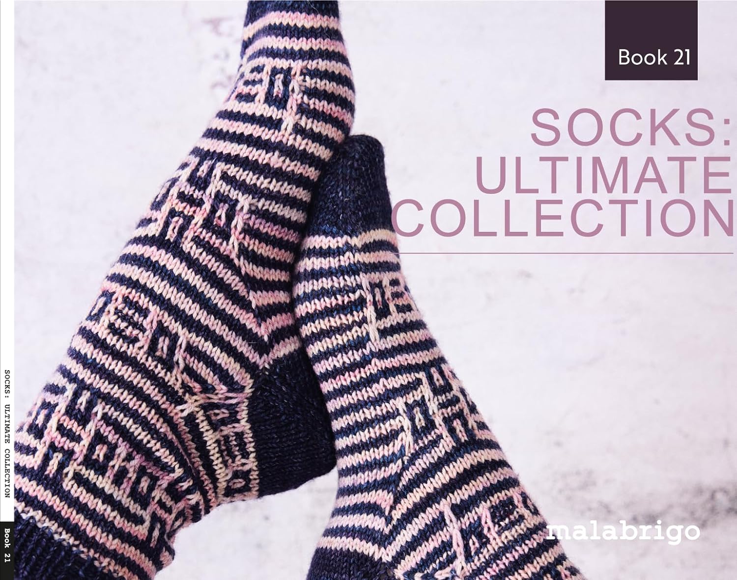 Malabrigo Book 21 - Socks: Ultimate Collection on sale at little knits - ORDERS THAT INCLUDE THIS BOOK SHIP FREE IN CONTIGUOUS USA