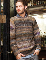 A Noro Kureyon Pattern - Man's Ribbed Sweater (PDF)