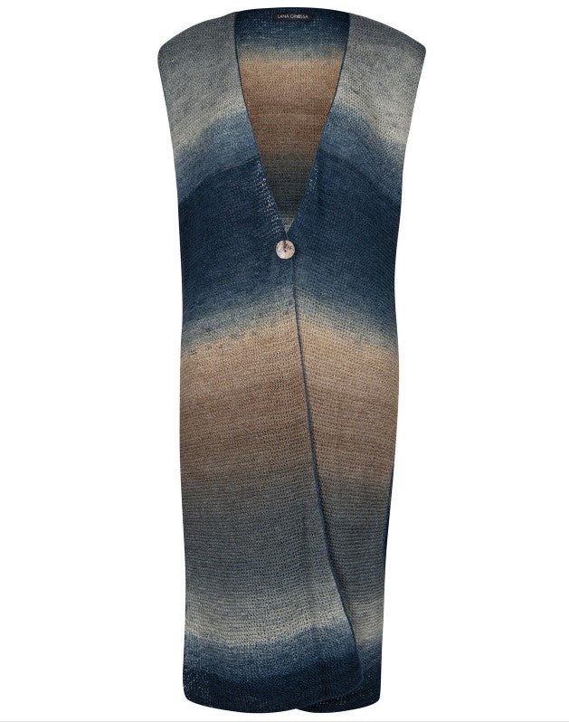 A Lana Grossa Mare Pattern - Long Vest (PDF)