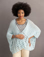 A Elsebeth Lavold Crochet Pattern - Margaux Poncho on sale at Little Knits