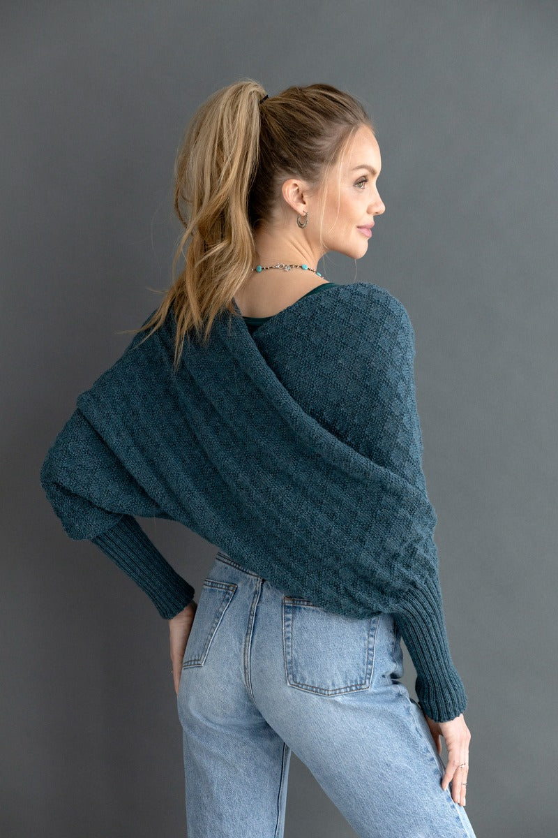 An Ella Rae Heathered Merino Pattern - Marianna Bolero (PDF)