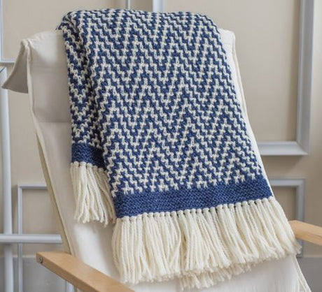 A Berroco Lanas Quick Pattern - Marika Blanket (PDF File)