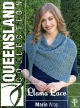 A Queensland Llama Lace Pattern - Marin Wrap (PDF)