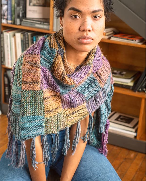 A Berroco Topaz Pattern - Marit Shawl (PDF)