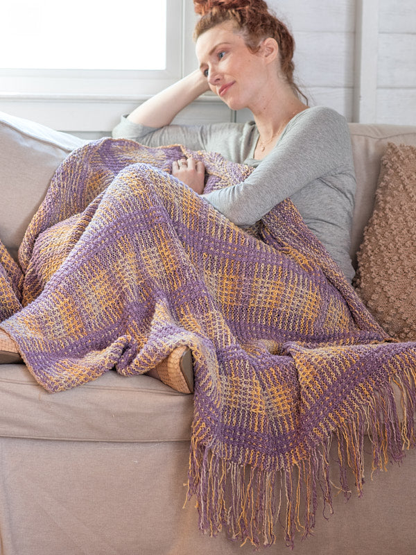 A Berroco Vivo and Meraki Pattern - Martha Blanket (PDF)