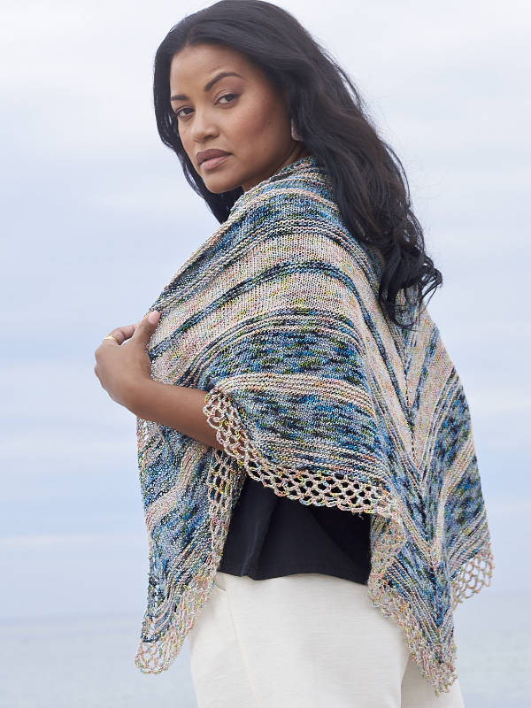 A Berroco Liana Pattern - Martinique Shawl (PDF File)